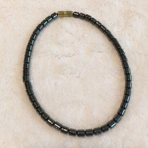 ❌DONATED❌ Hematite Ankle Bracelet